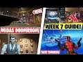 NEW Midas DOOM ROOM Gameplay! *FULL Scene/SECRETS! Deadpool Yacht/SKIN Today (Deadpool Week 7 Guide)