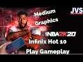 Infinix Hot 10 Play 4GB 64GB NBA 2K20 Gameplay - Filipino | Medium Settings |