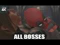Deadpool - All Bosses (With Cutscenes) 4K UHD 60FPS PC