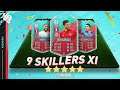 FUT Birthday Skill Team! 9 5 Star Skillers! | FIFA 20 Ultimate Team