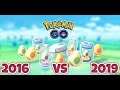 Pokémon GO - Egg Hatching Animations (2016 VS 2019)