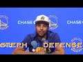 📺 Stephen Curry: “anybody not locked in (on defense) it doesn't work…not gonna be the flashiest guy