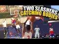 Two Slashers Catching Contact Dunks At The Park! NBA 2K19 Park Gameplay