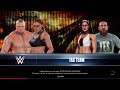 WWE 2K20 Ronda Rousey,Brock Lesnar VS Brie Bella,Daniel Bryan Mixed Tag Match