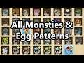 All Monsties & Egg Patterns (Palamutes Included) - Monster Hunter Stories 2 Monstipedia 100%