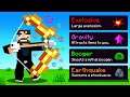 BEATING Minecraft with 10 BOWS MOJANG WANTED To ADD