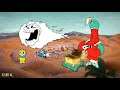 Getting defeated by a jelly bean army! in Cuphead
