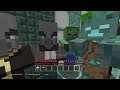 Minecraft evoker + Vindicator & all zombies vs iron golem!
