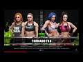 WWE 2K19 Ronda Rousey,Becky Lynch VS Sasha Banks,Bayley Requested Tornado Tag Elimination Match