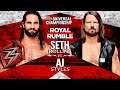 FULL MATCH - Seth Rollins vs. AJ Stylrees - WWE Universal Championship : Royal Rumble, 2019