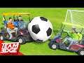 GIANT Golf Cart Soccer Challenge!!
