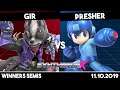 Gir (Wolf/Terry) vs Presher (Megaman) | Winners Semis | Synthwave X #9