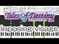 【Piano】Inposing visage - テイルズオブデスティニー Tales of Destiny ピアノ 楽譜 score 初級 [Piano Tutorial](Synthesia)