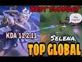 POWERFUL SELENA GAMEPLAY!! BEST BUILD 2021 | TOP GLOBAL SELENA GAMEPLAY Selena. ~ MOBILE LEGENDS