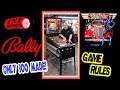 #1499 Bally CITY SLICKER Pinball Machine Game Play & Rules of the game plus History -TNT Amusements