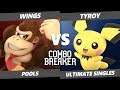 CB 2019 SSBU - AG | Tyroy (Pichu) Vs. Wings (Donkey Kong) Smash Ultimate Tournament Pools