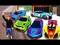 Collecting LUXURY YouTuber SUPERCARS In GTA 5!