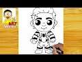 How To Draw PETER PARKER chibi Drawing | SPIDER-MAN no way home Drawing Step by step Tutorial