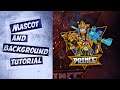 How to make Gaming Mascot Logo and background | Step by step tutorial | Pharaoh X Suit