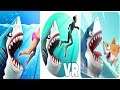 HUNGRY SHARK WORLD vs HEROES vs VR