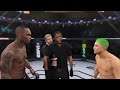 Israel Adesanya vs Kris Moutinho (EA Sports UFC 4)