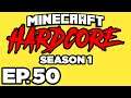 Minecraft: HARDCORE s1 Ep.50 - 🐉 EPIC ENDER DRAGON BOSS BATTLE!!! (Gameplay / Let's Play)
