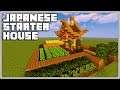 Minecraft Japanese Starter House Tutorial [How To Build]