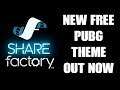 NEW FREE PUBG Theme Available In Sharefactory (PS4)