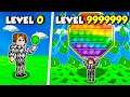 NOOB COM ROBUX INFINITO EVOLUINDO O MELHOR POP IT NO ROBLOX PARA... (Pop It Simulator)