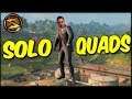 TRYING SOME SOLO SQUADS & MAKING PLAYS! COD BO4 BLACKOUT SOLO QUADS WIN!