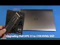 Upgrading Dell XPS 15 to 1TB NVMe SSD