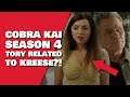 Cobra Kai Season 3 & 4 | How Kreese Is Tory's Grandfather Explained | HUGE EASTER EGG