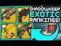 Destiny 2 - Ranking All 61 Exotic Weapons!! (Shadowkeep)