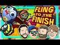 EXCEPTIONAL TEAMWORK | Let's Play Fling to the Finish | Local Multiplayer Gameplay