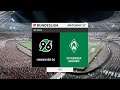 FIFA 22 | Hannover 96 vs SV Werder Bremen - HDI-Arena | Gameplay