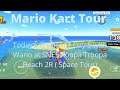 Mario Kart Tour Today’s Challenge Day 5 with Wario at SNES Koopa Troopa Beach 2R ( Space Tour)