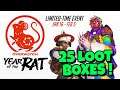 OVERWATCH | Year Of The Rat Lunar Event ** OPENING 25 LOOT BOXES **