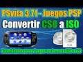 PSvita 3.71 Convertir juegos CSO a ISO - Subtitled in English
