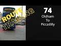 Route History - 74 - Oldham to Piccadilly