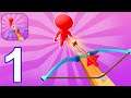 X-BOW 3D - Gameplay Walkthrough Part 1 Level 1 - 12 New Mobile Game (Android,iOS)