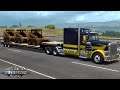 American Truck Simulator Hauling 3 Skid Steers On A Drop Deck Trailer For Ace Trucking & Logistics