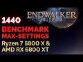 FFXIV Endwalker Benchmark Test 1440p MAX RX 6800 XT & Ryzen 7 5800X/Final Fantasy 14 Benchmark 1440p