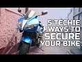 How to secure a motorbike - 5 techie ways to beat thieves!