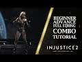Injustice 2 BLACK CANARY Combo Tutorial ( Full String | High Damage )