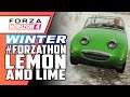 LEMON AND LIME Winter #FORZATHON - FORZA HORIZON 4 - Easy Drafting Skills