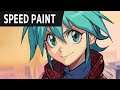 speed paint - Allenby Beardsley Mobile Fighter G Gundam