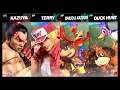 Super Smash Bros Ultimate Amiibo Fights – Kazuya & Co #259 Kazuya v Terry v Banjo v Duck Hunt