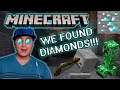 WE FOUND DIAMONDS | Minecraft Part 3