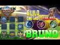 BEST MARKSMAN CORE | BRUNO ONE SHOT ONE KILL | NEW BUILD | MLBB #bruno#new#build