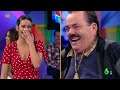 'El Risitas' se parte de risa con Cristina Pedroche antes de que cuente su chiste